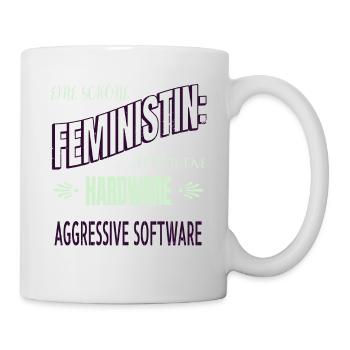 feminism bday feminin geburtstag allefüralle woman - Tasse - Weiß - Rechts