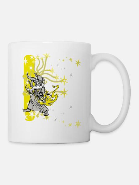 Zauberer - Tasse - Weiß