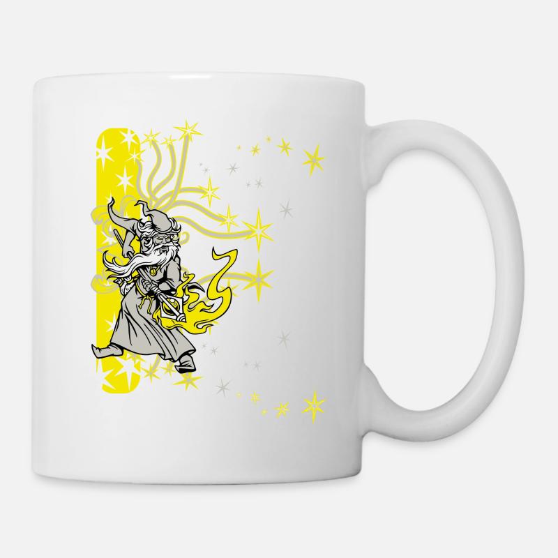 Zauberer - Tasse - Weiß