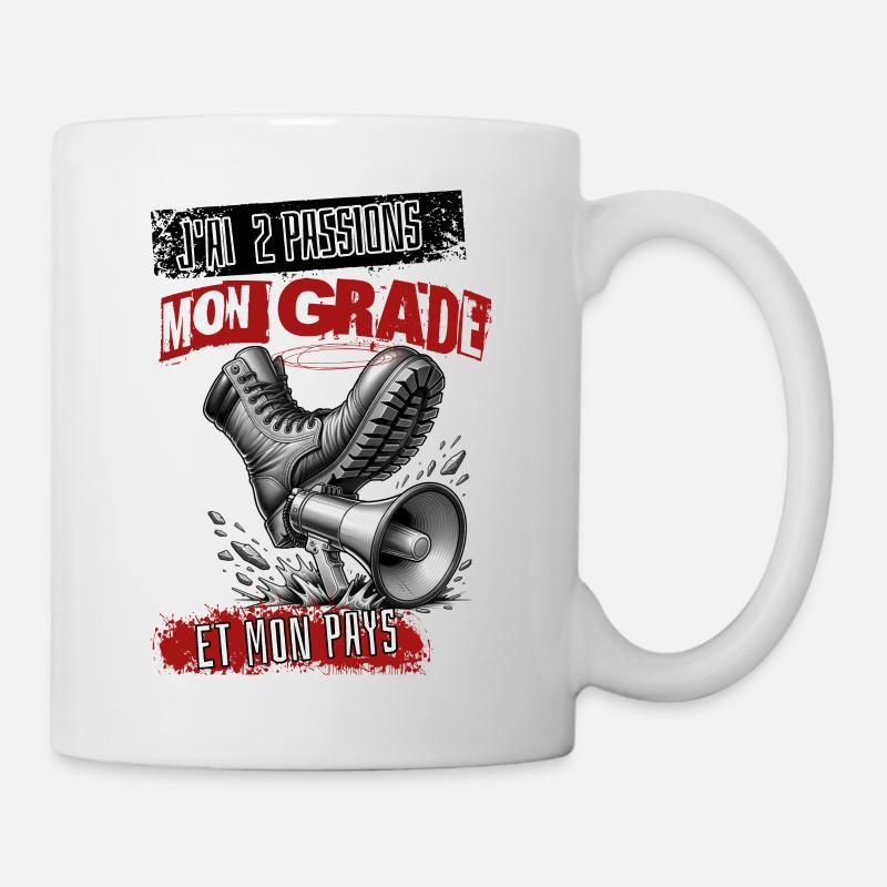 Grade and Country" for Enthusiasts - Mug - white