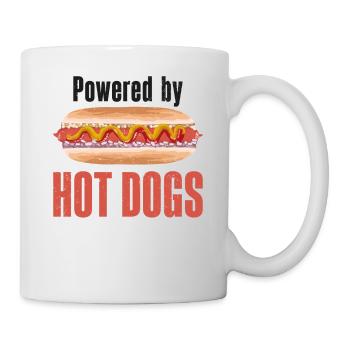Hot Dog Adulte Propulsé Par Des Hot-Dogs - Mug blanc - blanc - Droite