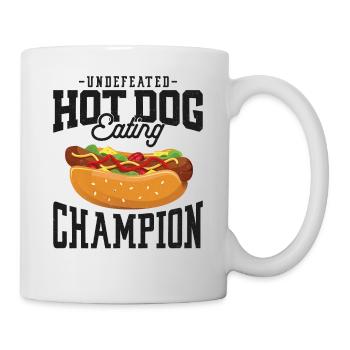 Hot Dog Adulte Hot-Dog Invaincu - Mug blanc - blanc - Droite