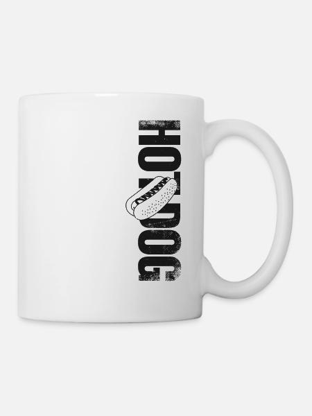 Hot Dog Hot-dog Adulte - Mug blanc - blanc