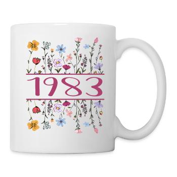 1983 Legendär Seit 1983 Geburtstag 1983 Frauen - Tasse - Weiß - Rechts