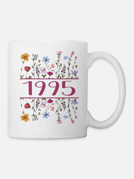 1995 Légendaire Depuis 1995 Anniversaire 1995 Femmes - Mug blanc - blanc