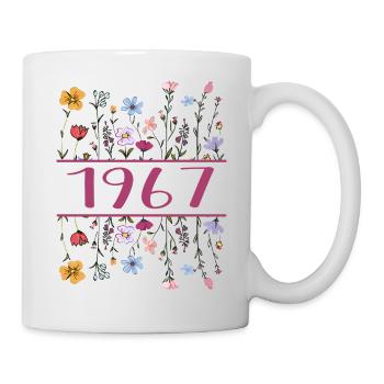 1967 Legendär Seit 1967 Geburtstag 1967 Frauen - Tasse - Weiß - Rechts