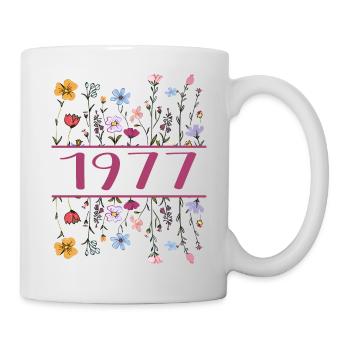 1977 Legendary Since 1977 Birthday 1977 Women - Mug - white - Right
