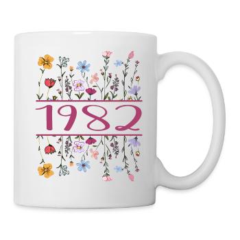 1982 Legendär Seit 1982 Geburtstag 1982 Frauen - Tasse - Weiß - Rechts