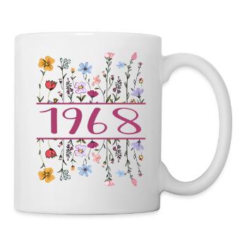 1968 Legendär Seit 1968 Geburtstag 1968 Frauen - Tasse - Weiß - Rechts