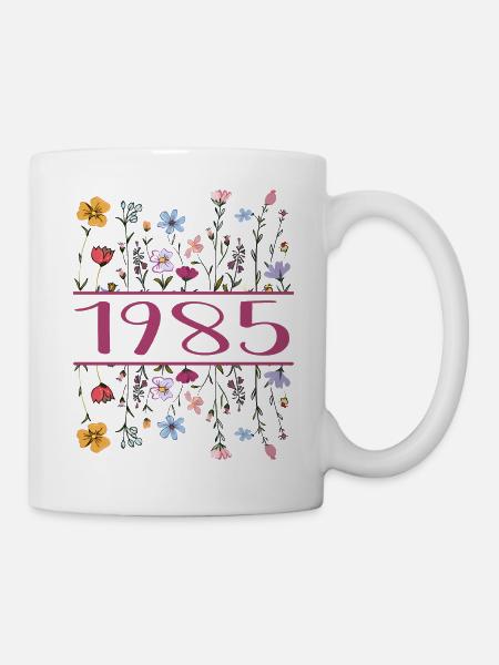 1985 Légendaire Depuis 1985 Anniversaire 1985 Femmes - Mug blanc - blanc