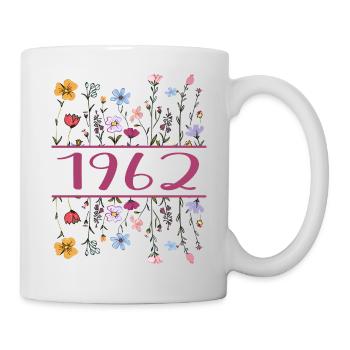 1962 Légendaire Depuis 1962 Anniversaire 1962 Femmes - Mug blanc - blanc - Droite