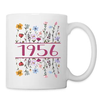 1956 Legendär Seit 1956 Geburtstag 1956 Frauen - Tasse - Weiß - Rechts