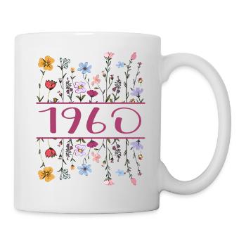 1960 Légendaire Depuis 1960 Anniversaire 1960 Femmes - Mug blanc - blanc - Droite