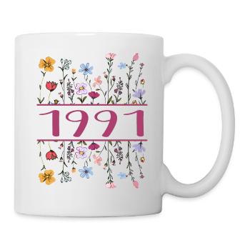 1991 Legendär Seit 1991 Geburtstag 1991 Frauen - Tasse - Weiß - Rechts
