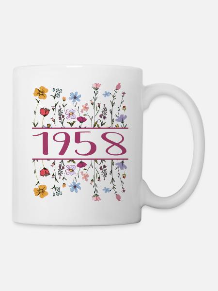 1958 Legendär Seit 1958 Geburtstag 1958 Frauen - Tasse - Weiß