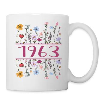 1963 Legendär Seit 1963 Geburtstag 1963 Frauen - Tasse - Weiß - Rechts