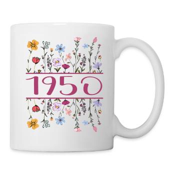 1950 Legendary Since 1950 Birthday 1950 Women - Mug - white - Right