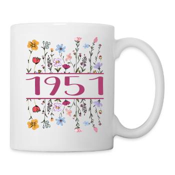 1951 Legendär Seit 1951 Geburtstag 1951 Frauen - Tasse - Weiß - Rechts