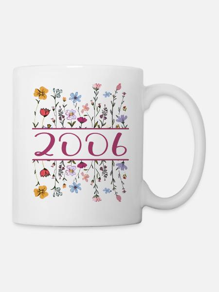 2006 Légendaire Depuis 2006 Anniversaire 2006 Femmes - Mug blanc - blanc