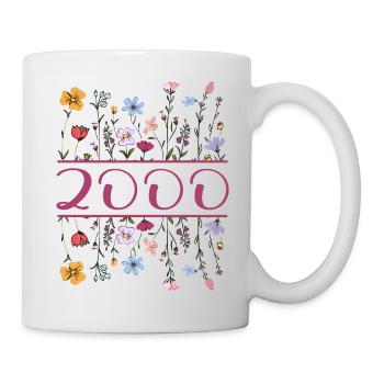 2000 Legendär Seit 2000 Geburtstag 2000 Frauen - Tasse - Weiß - Rechts