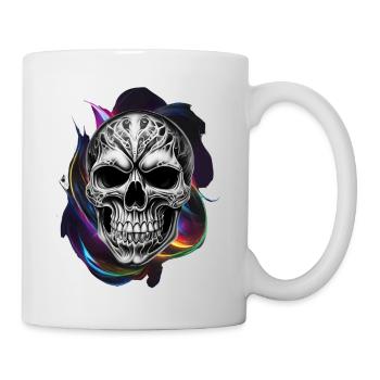 Modern skull - Mug - white - Right