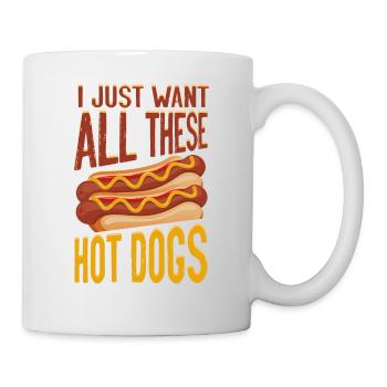 hot-dog adulte je veux juste tout - Mug blanc - blanc - Droite