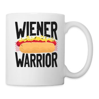 Hot Dog Adult Humor Pun Naughty - Tasse - Weiß - Rechts