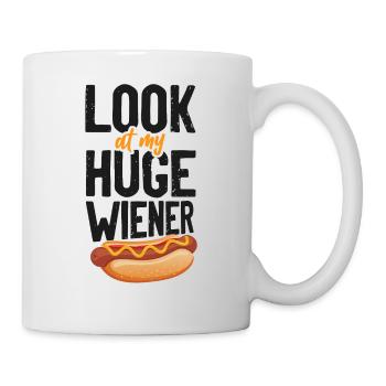 Hot Dog Adulte Humour Jeu de mots Coquin - Mug blanc - blanc - Droite