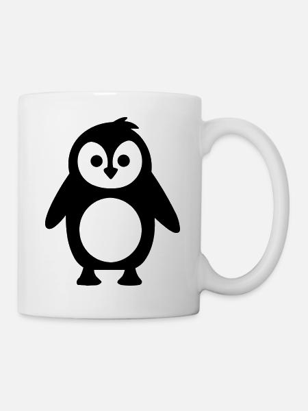 Pingouin - Mug blanc - blanc