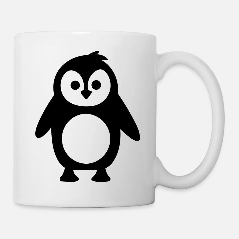 Pingouin - Mug blanc - blanc