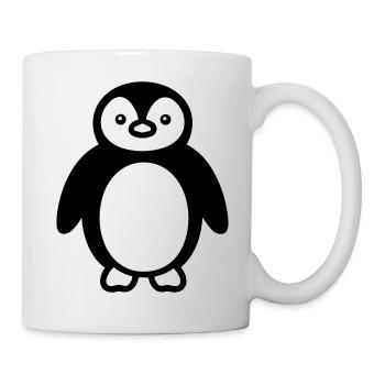 Pingouin - Mug blanc - blanc - Droite