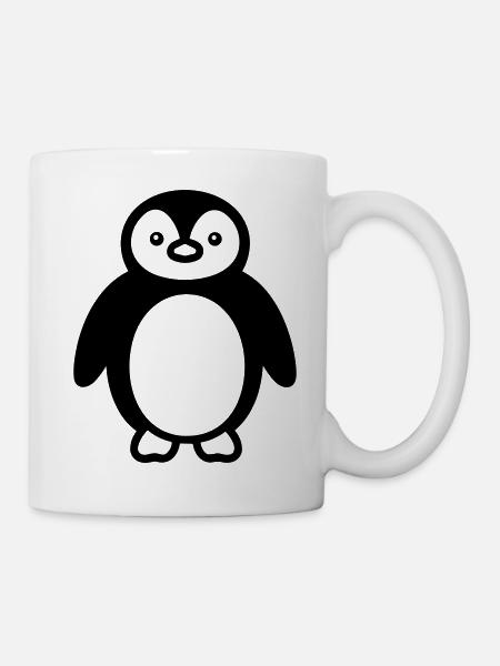 Pinguin - Tasse - Weiß
