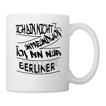 Berlin Souvenir Touristen Hauptstadt Metropole BLN - Tasse - Weiß - Rechts