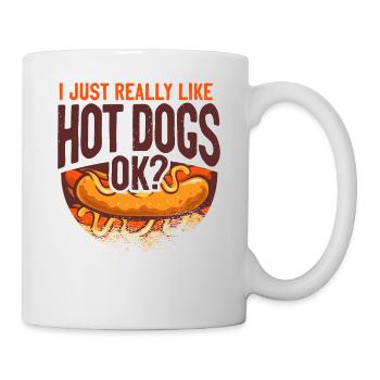Hot Dog Adult I Just Really Like - Mug - white - Right
