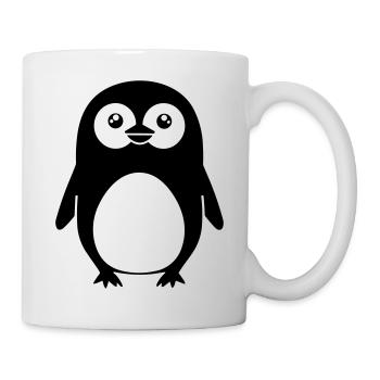 Pingouin - Mug blanc - blanc - Droite