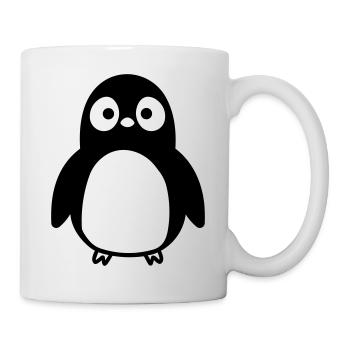 Pingouin - Mug blanc - blanc - Droite