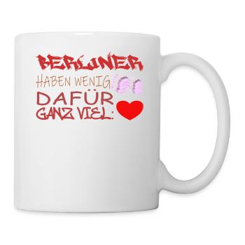 Berlin Souvenir Touristen Hauptstadt Metropole BLN - Tasse - Weiß - Rechts