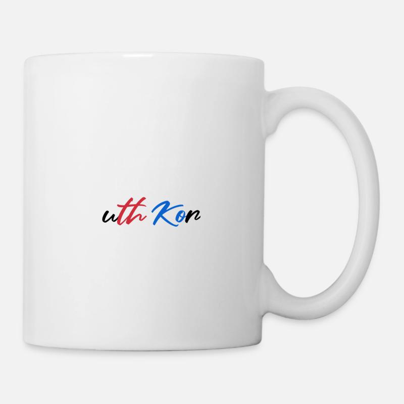 Südkorea witzige Geschenkidee mit Spruch - Tasse - Weiß