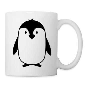 Pingouin - Mug blanc - blanc - Droite