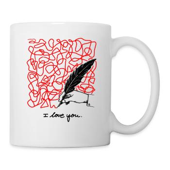 I Love You Letter - Mug - white - Right