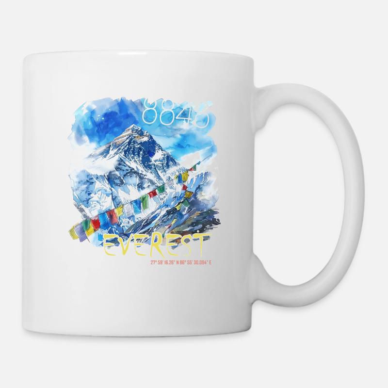 Mont Everest - Mug blanc - blanc