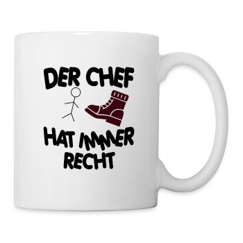 Chef Vorgesetzter Büro Manager Teamleiter Firma - Tasse - Weiß - Rechts