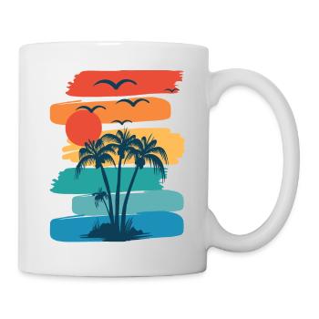 Sommerstrände - Tasse - Weiß - Rechts