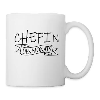 Chefin Sprüche Vorgesetzter Büro Teamleiter Firma - Tasse - Weiß - Rechts