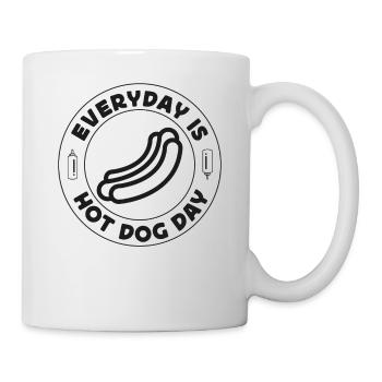 Hot Dog Adult Every Day Is Hot Dog - Mug - white - Right