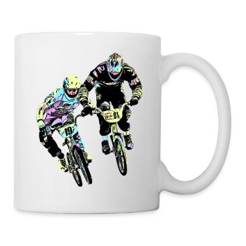 BMX - Tasse - Weiß - Rechts