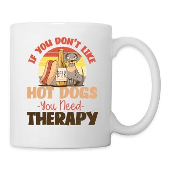 Hot Dog Adult Retro If You Don't - Mug - white - Right