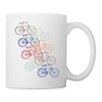 Retro Bikes - Mug - white - Right