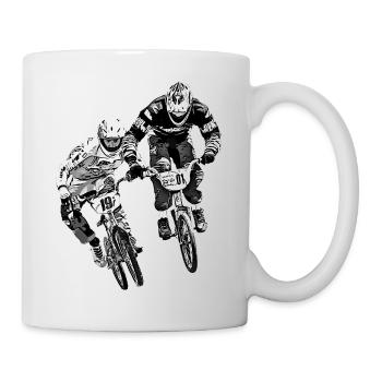 BMX - Tasse - Weiß - Rechts