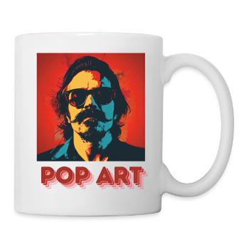 Pop Art - Tasse - Weiß - Rechts